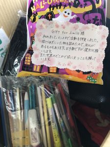 文房具　中古　寄付